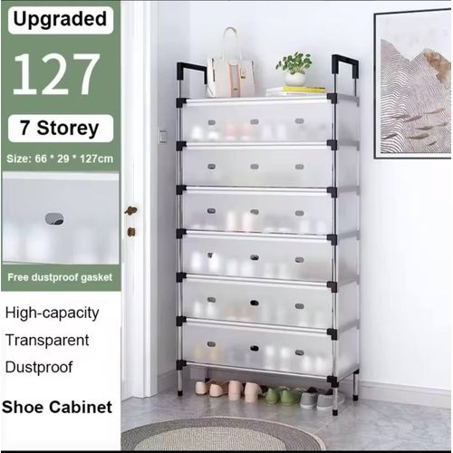 Dustproof Multi-Layer Shoe Organizer Cabinet for Home