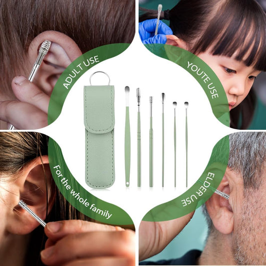 6-Piece Stainless Steel Ear Cleaning Kit