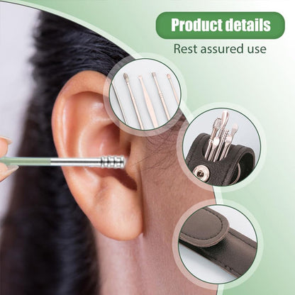 6-Piece Stainless Steel Ear Cleaning Kit