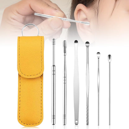 6-Piece Stainless Steel Ear Cleaning Kit