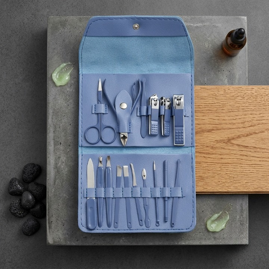 18-in-1 Professional Manicure & Pedicure Nail Care Kit