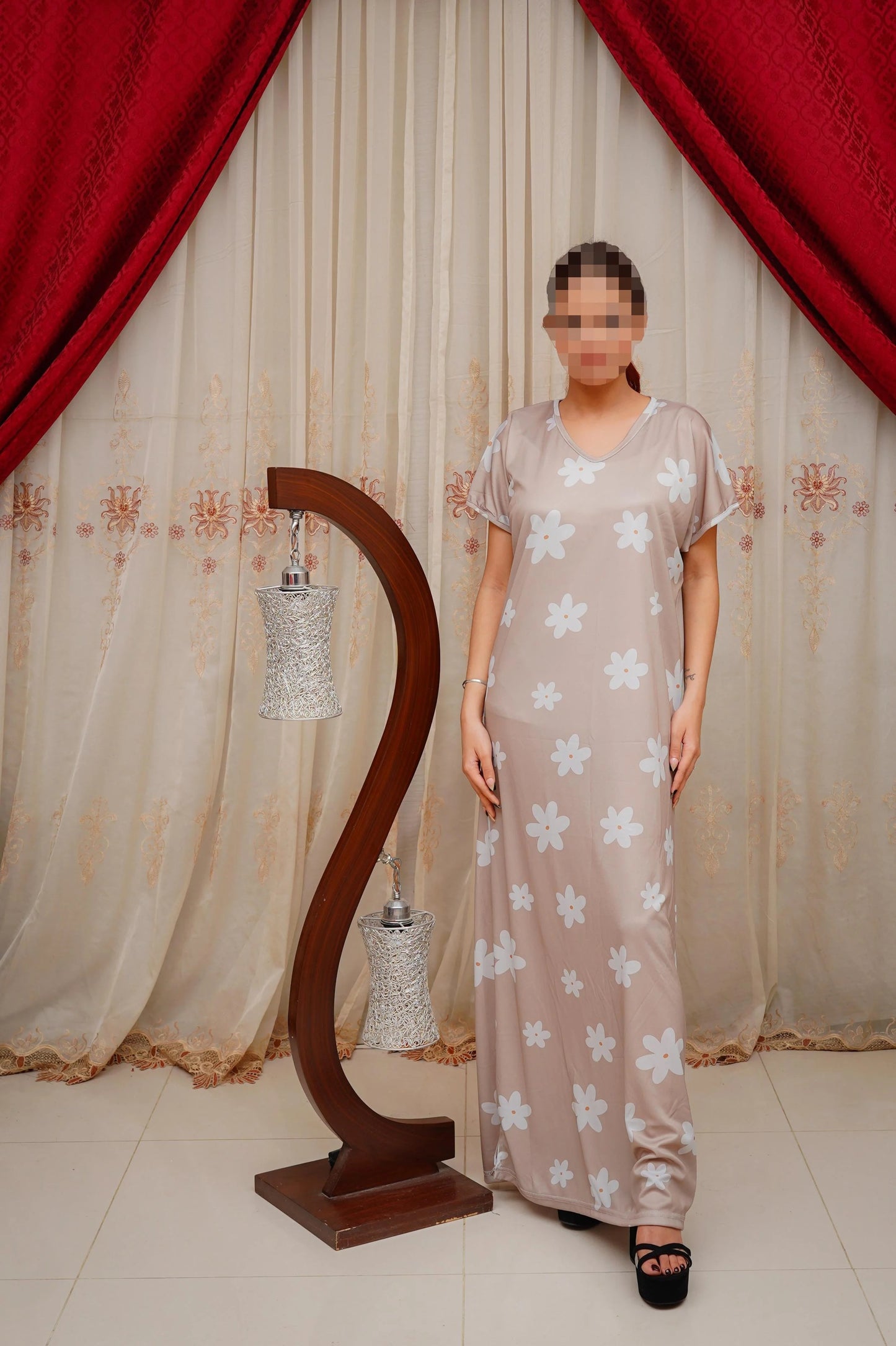 Premium Cotton Maxi Nightgown for Women