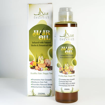Alif Organics Herbal Hair Oil