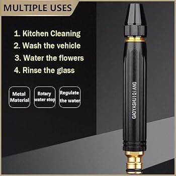 High Pressure Adjustable Garden Hose Spray Nozzle