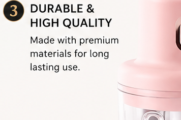 Portable Mini Electric Food Chopper USB Rechargeable Vegetable