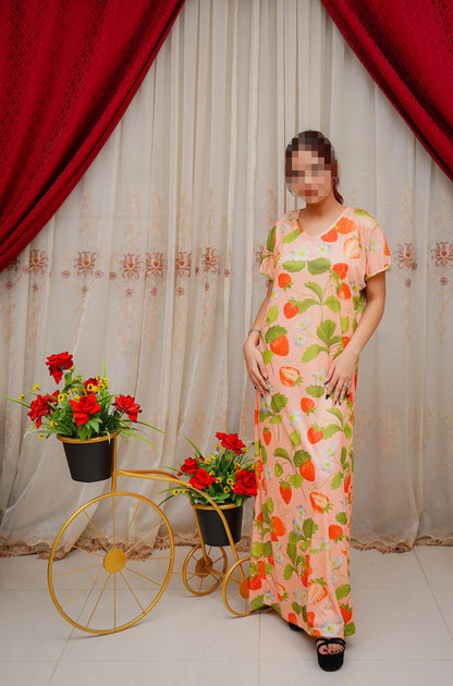 Premium Cotton Maxi Nightgown for Women