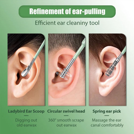 6-Piece Stainless Steel Ear Cleaning Kit